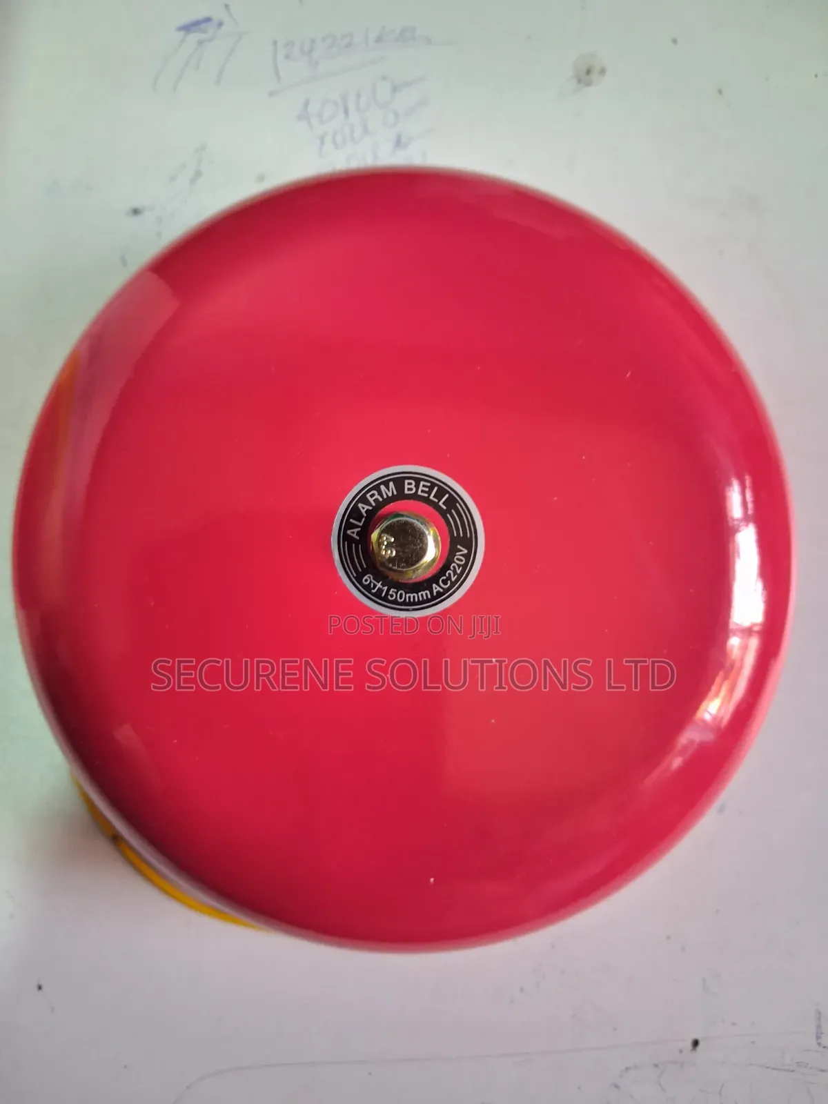 Red Electric SCH Bell 150mm/Fire Bell Round