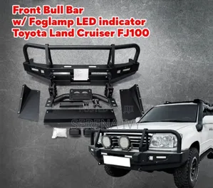 Front Bull Bar Toyota Land Cruiser Fj100 With Fog Lamp Led Indicator
