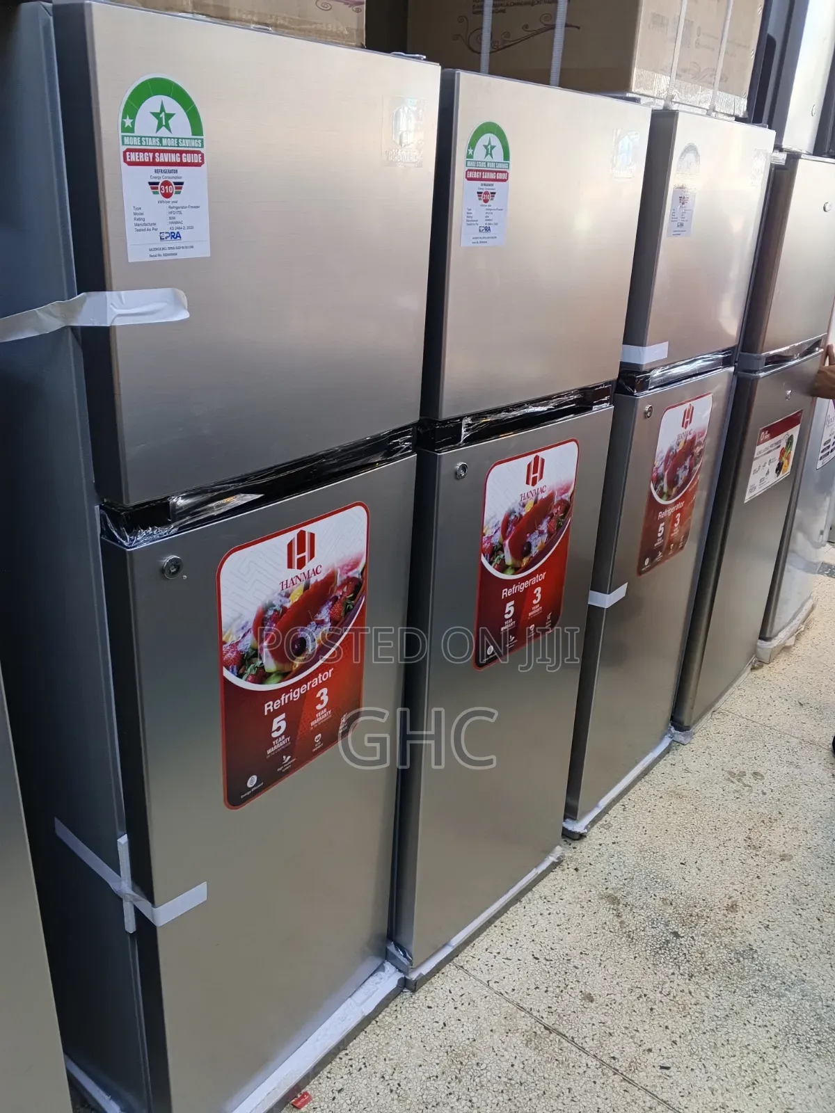 Hfd173l Hanmac Double Door Fridge
