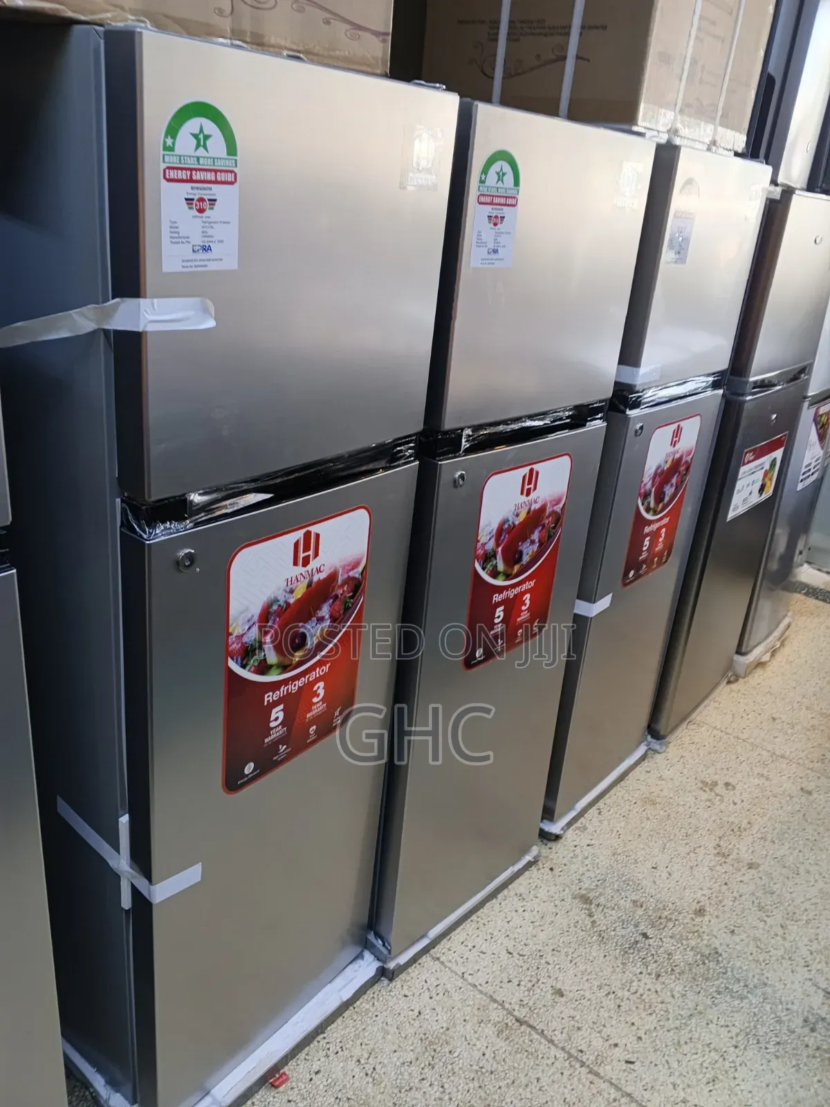 Hfd173l Hanmac Double Door Fridge