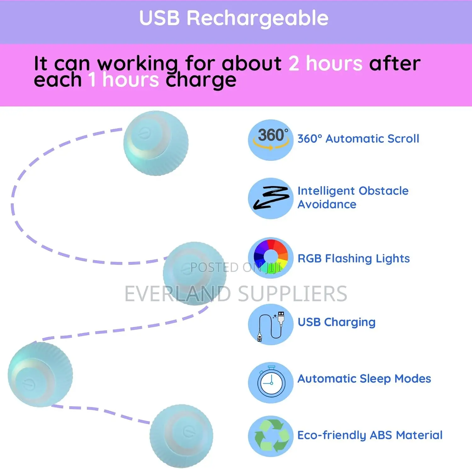 Led Lights Gravitational Toy Ball