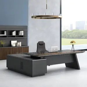 1800mm Executive Chairman Modern L-Shaped Desk