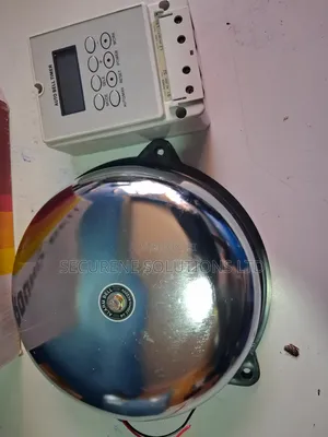 Automatic Bell Timer Switch and 200mm Electric SCH Bell Gong Round