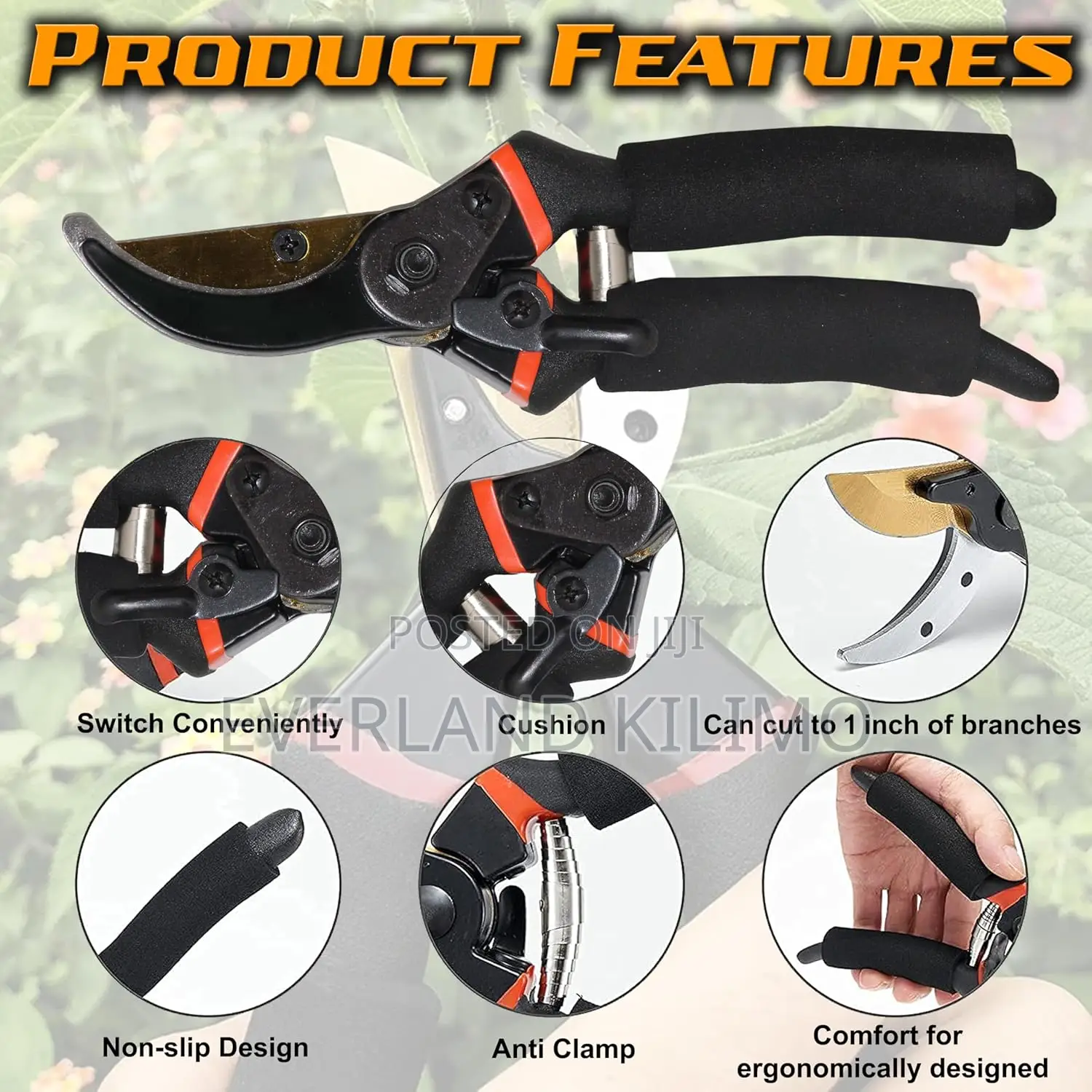 Quality Plastic Handle Prunning Sheers