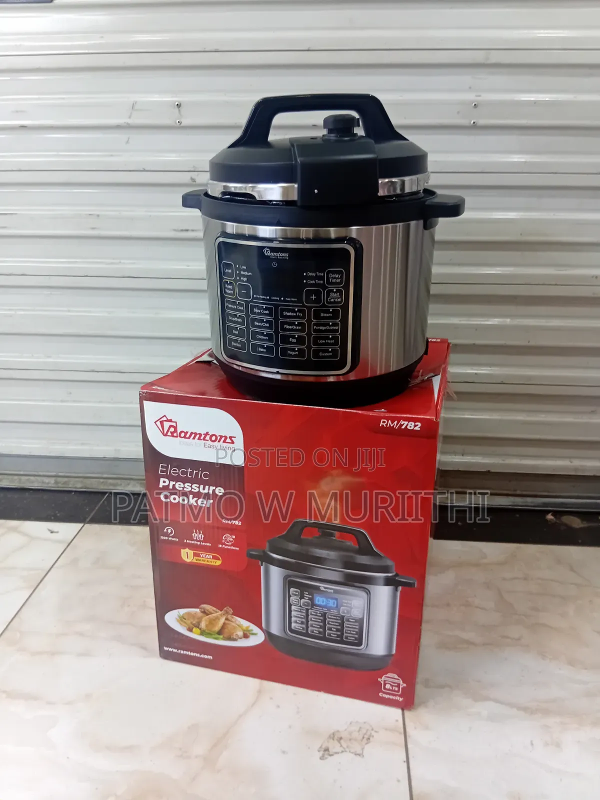 Ramtons Pressure Cooker 8 Liters