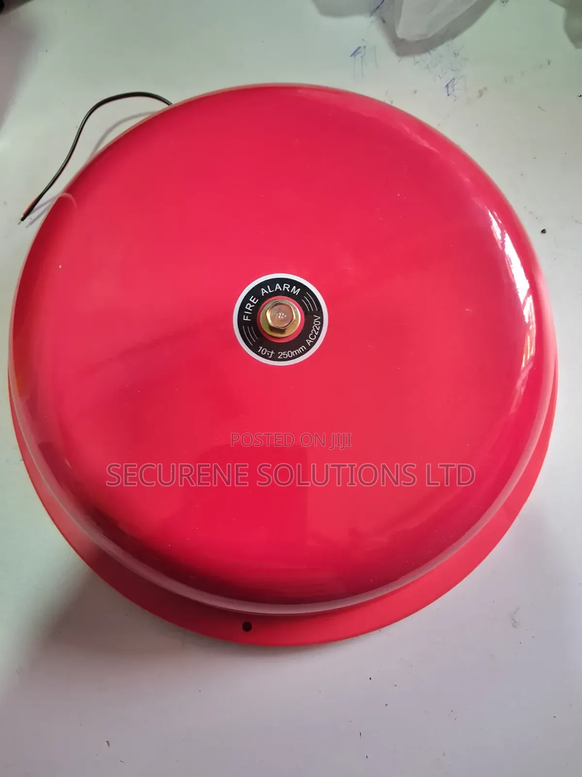 Red Electric SCH Bell 250mm/ Fire Bell