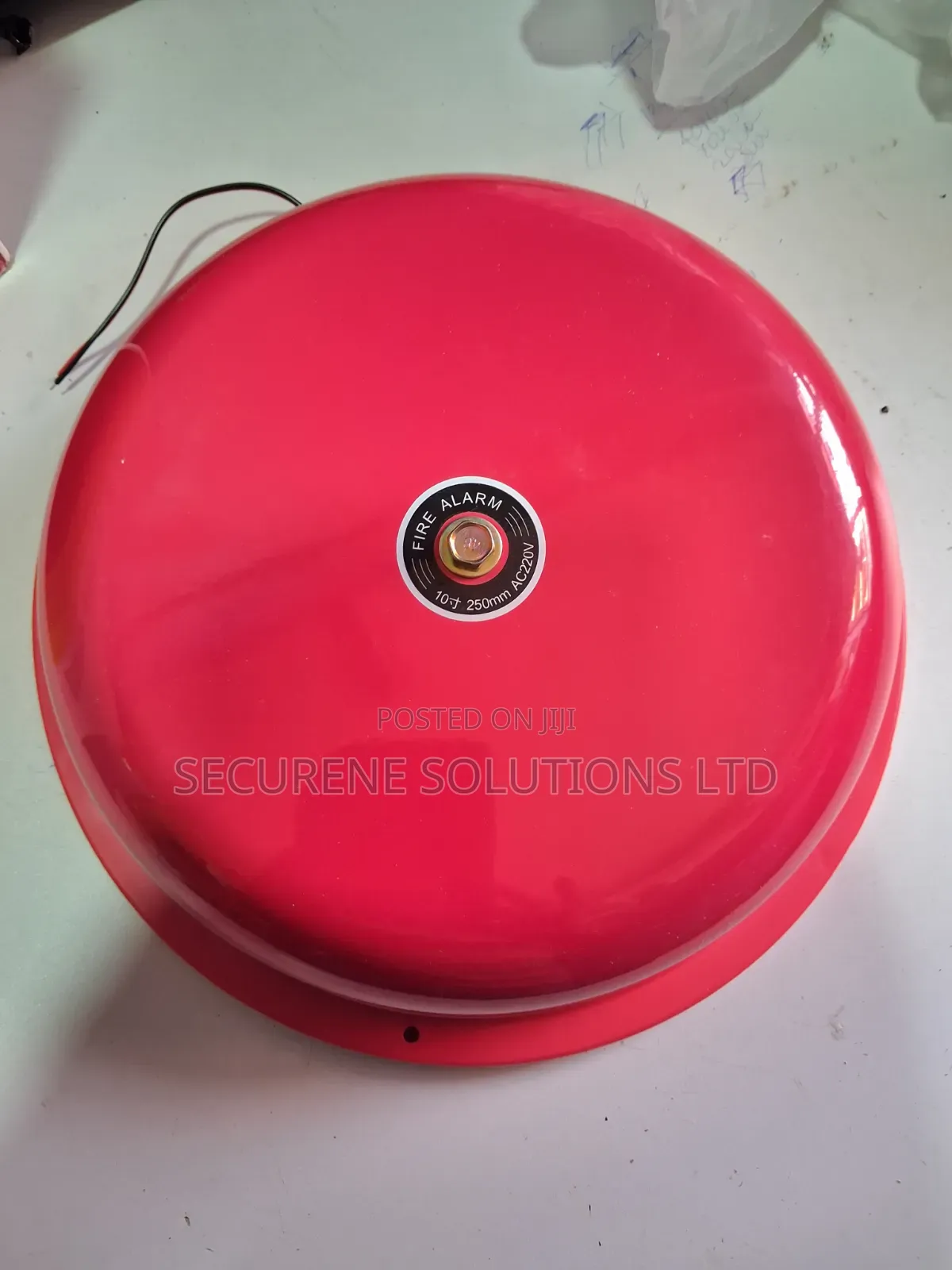 Red Electric SCH Bell 250mm/ Fire Bell