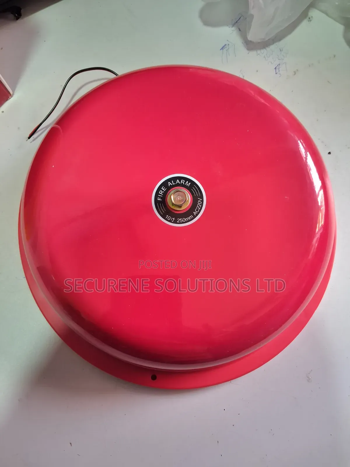 Red Electric SCH Bell 250mm/ Fire Bell