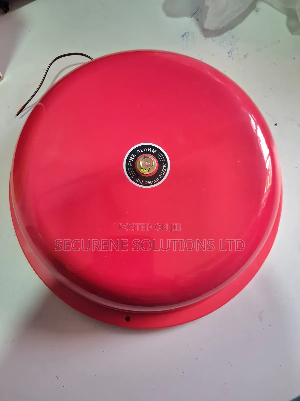 Red Electric SCH Bell 250mm/ Fire Bell