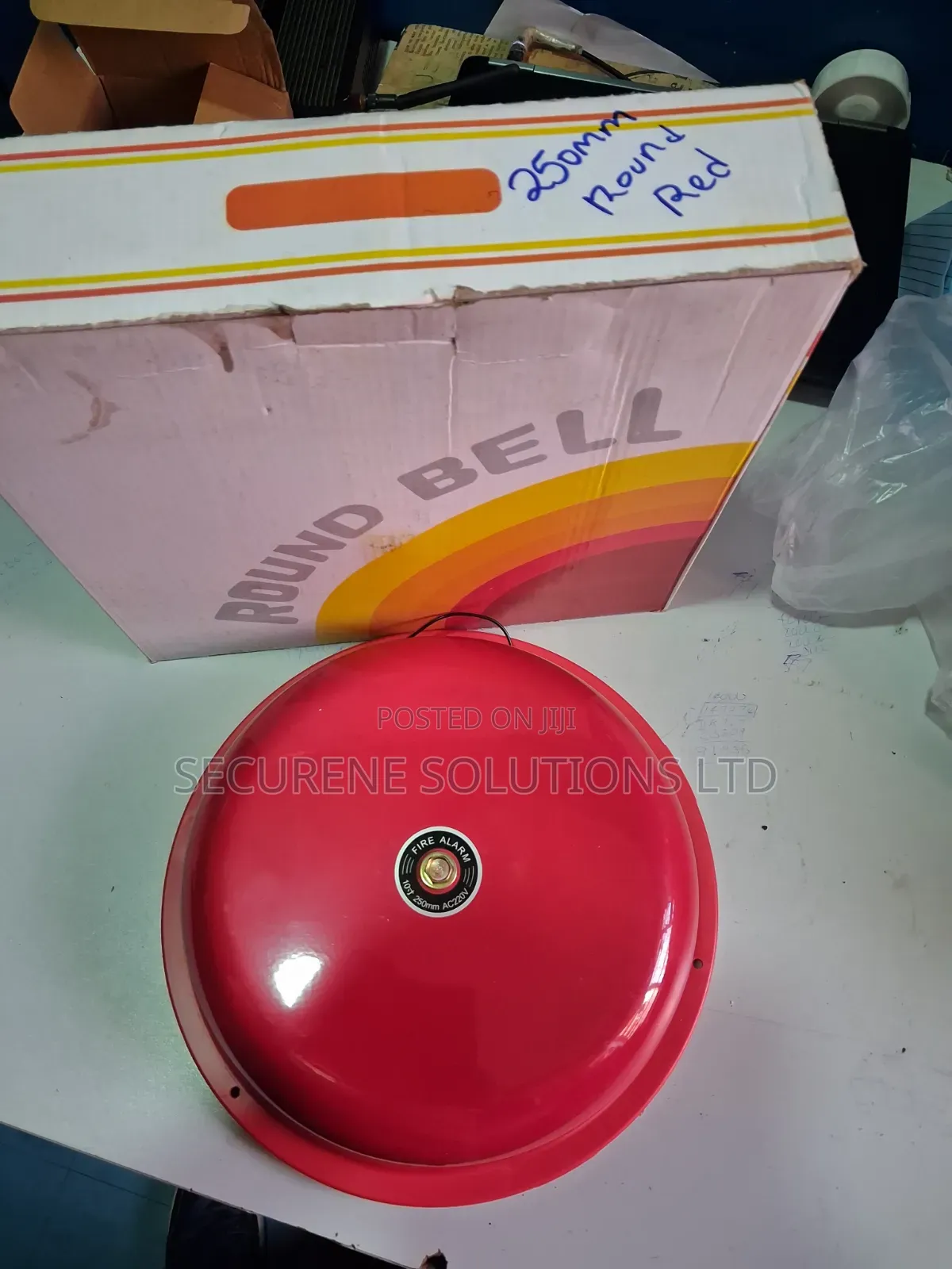 Red Electric SCH Bell 250mm/ Fire Bell