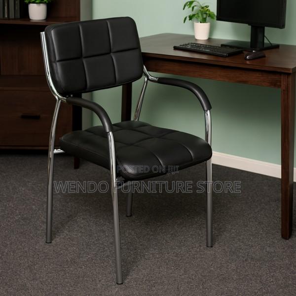 Office Chairs; Leather Armed Office Catalina Visitors Chairs