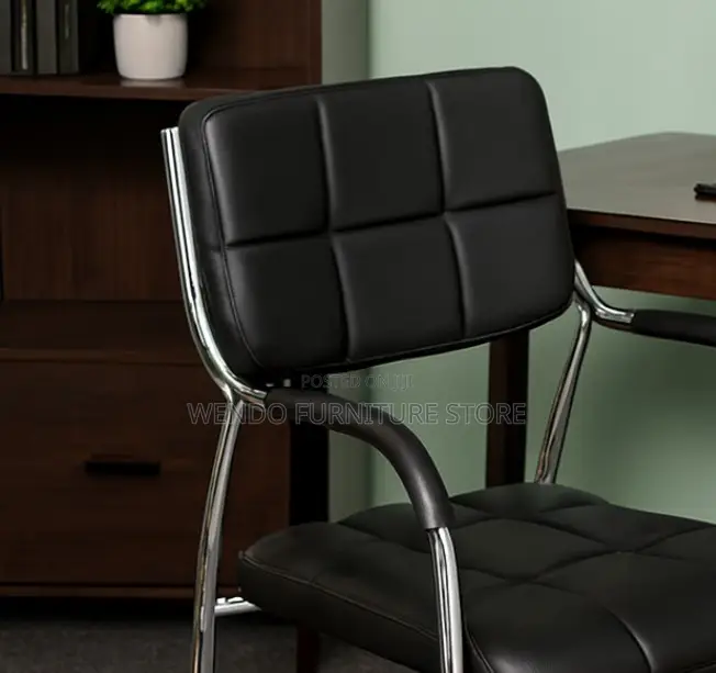 Office Chairs; Leather Armed Office Catalina Visitors Chairs