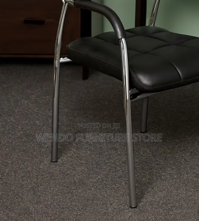 Office Chairs; Leather Armed Office Catalina Visitors Chairs
