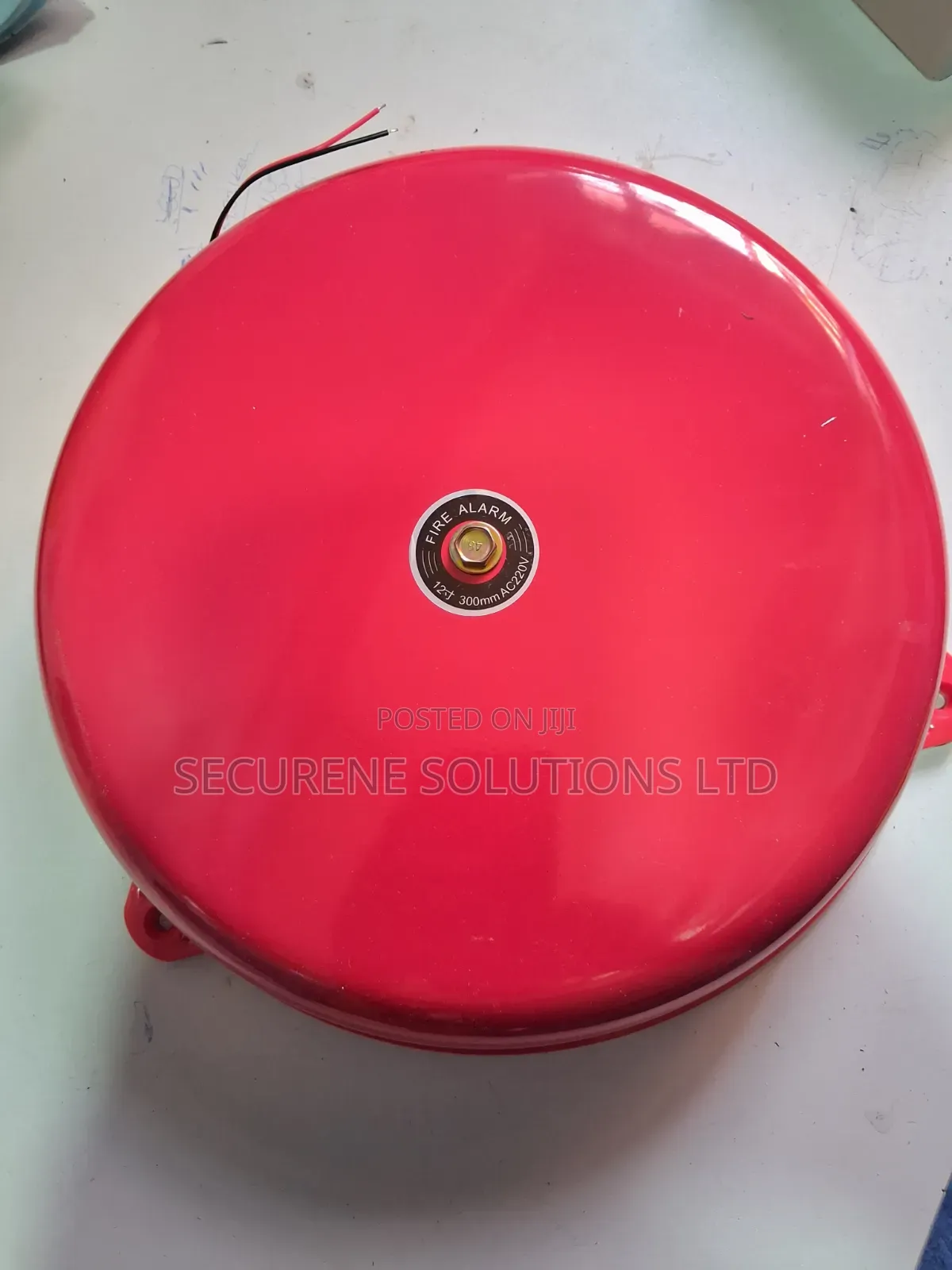 300mm/12" Electric SCH Bell Gong Red Round