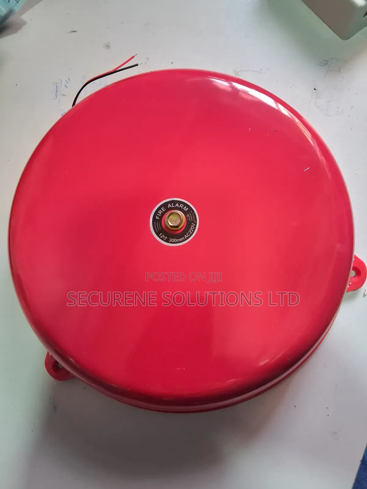 300mm/12" Electric SCH Bell Gong Red Round