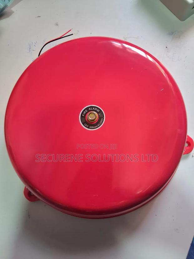 300mm/12" Electric SCH Bell Gong Red Round - thumbnail 3