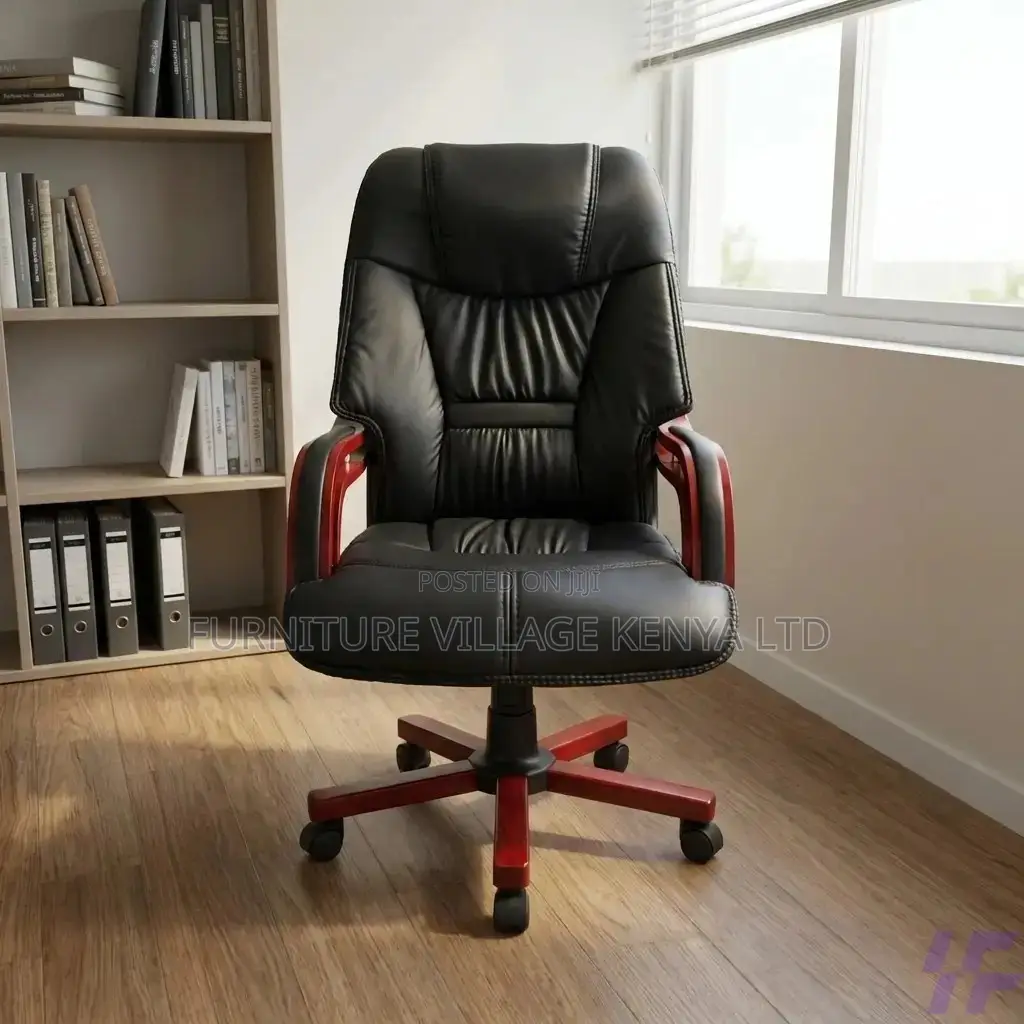 High Back Ceo's Leather Arm Office Task Chair