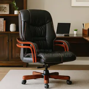 High Back Ceo's Leather Arm Office Task Chair