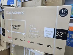 Solarmax 32-Inch Full Hd Led Smart Tv With Built-in Wi-Fi, Android Os