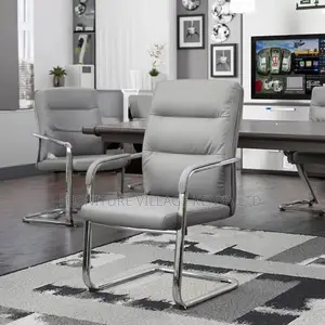 Non-Swivel Modern Manager Leather Office Chair