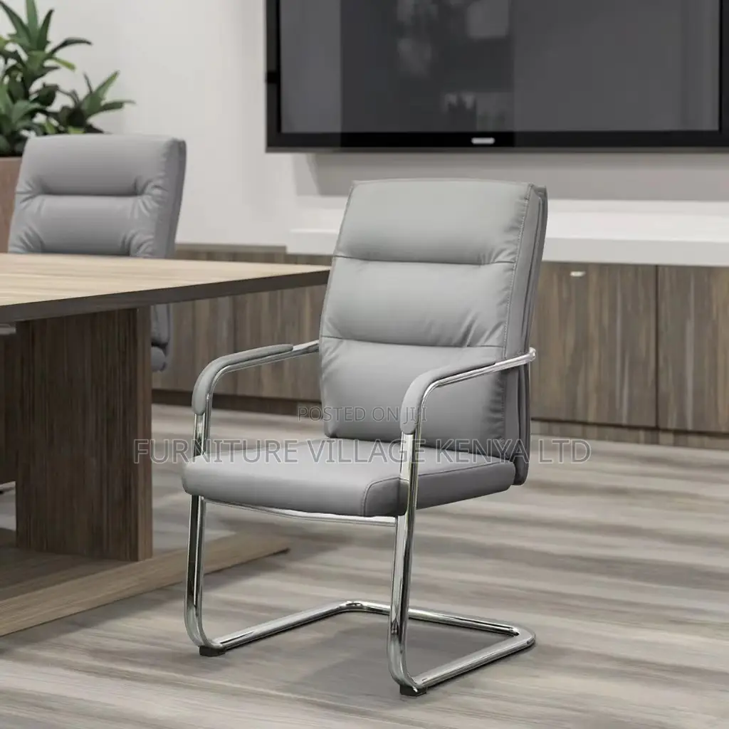 Non-Swivel Modern Manager Leather Office Chair