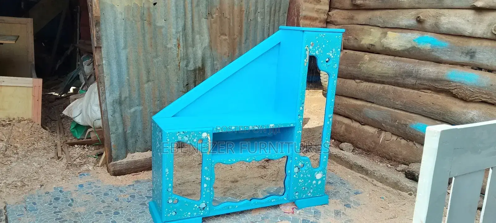 Blue Tv Stand