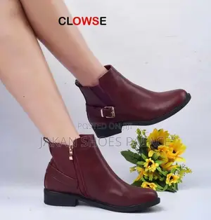 Women Leather Ankle Boots