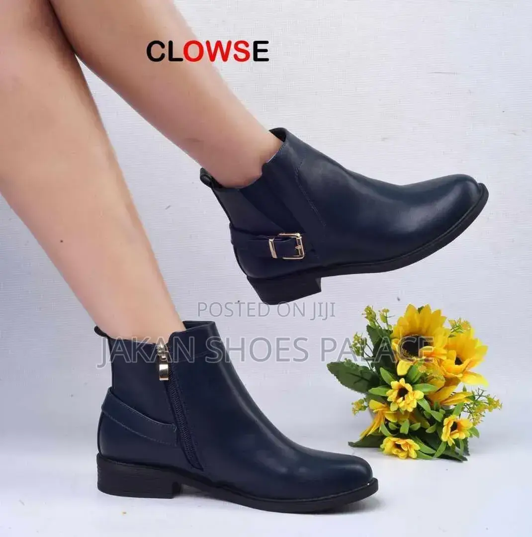 Women Leather Ankle Boots