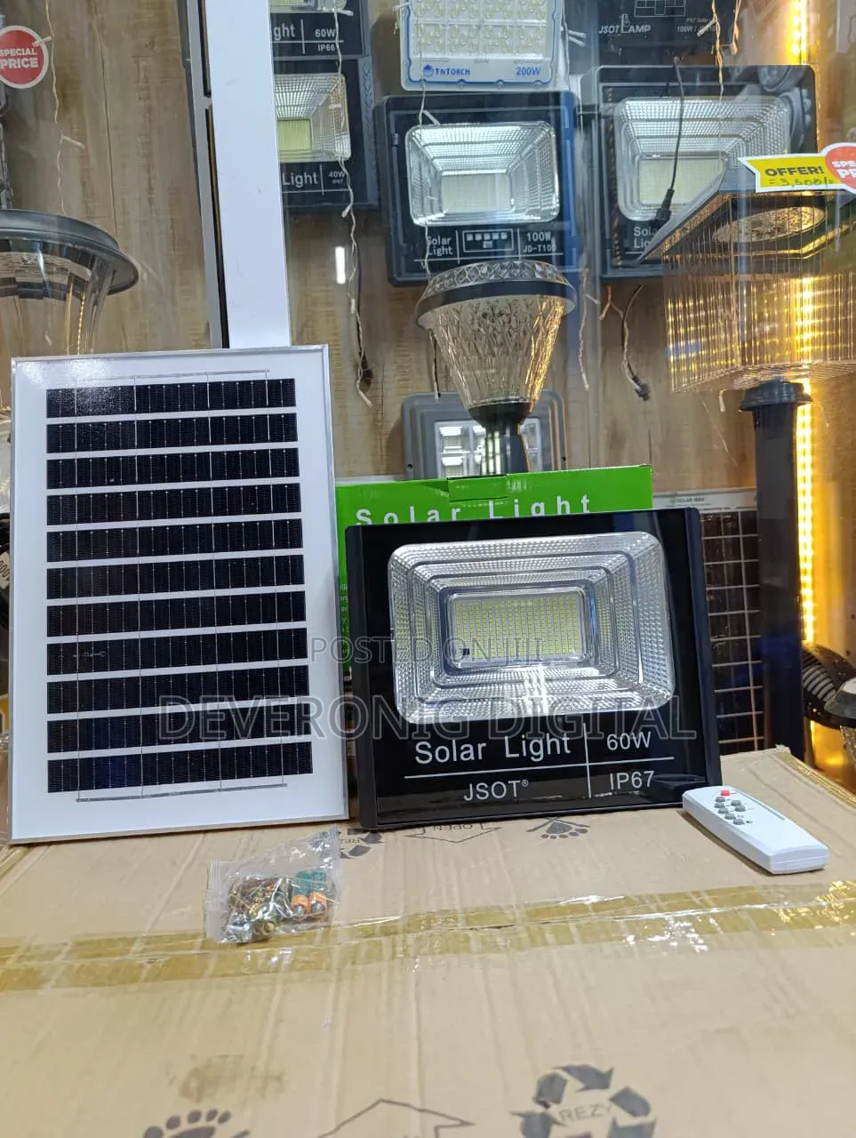 *60w Us Solar Floodlights