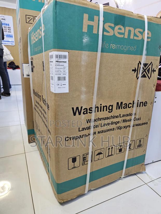 Hisense 8kg Front Load Washing Machine Wfqp8014evmt - thumbnail 3