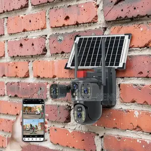 Remote Pan Tilt Control 20mp Ultra Hd 4g PTZ Triple Lens Solar Camera