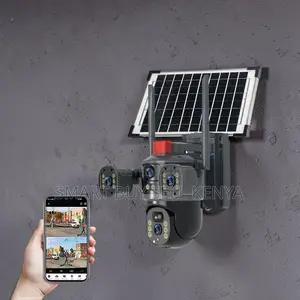 Cloud Storage Support 20mp Ultra Hd 4g PTZ Triple Lens Solar Camera