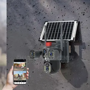 Smartphone Access 20mp Ultra Hd 4g PTZ Triple Lens Solar Camera
