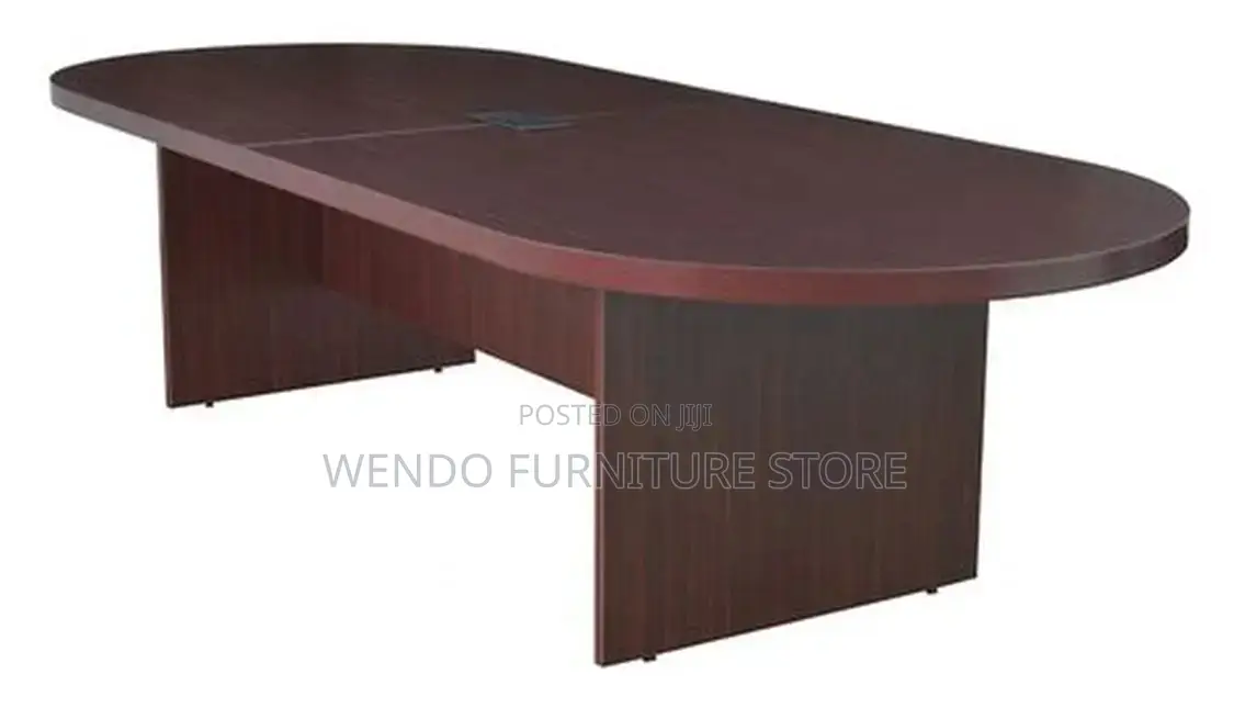 Boardroom Table; 2.4 Meters Straight Mahogany Boardroom Table