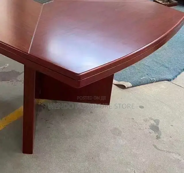 Boardroom Table; 2.4 Meters Straight Mahogany Boardroom Table