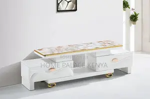 Tv Stand: Luxury Marble Wall Tv Cabinet With Drawers