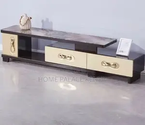 Tv Stand: Luxury Marble Wall Tv Cabinet With Drawers
