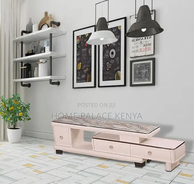 Tv Stand: Luxury Marble Wall Tv Cabinet With Drawers
