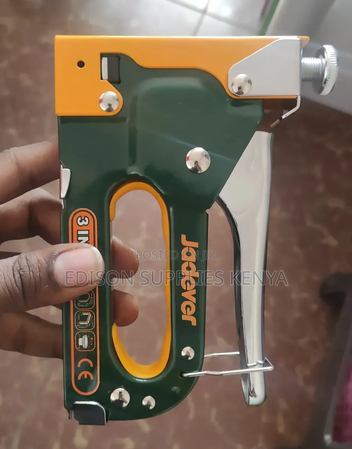 Staple Guns Heavy Duty Jadever 3-in-1 Crown Brad Stapler Gun 3 Way