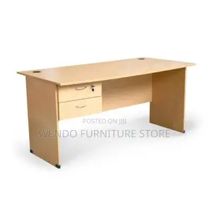 Office Desk; 1.4 Meters Brown Office Spaces Desk