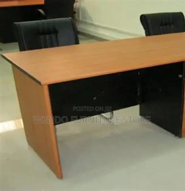 Office Desk; 1.4 Meters Brown Office Spaces Desk