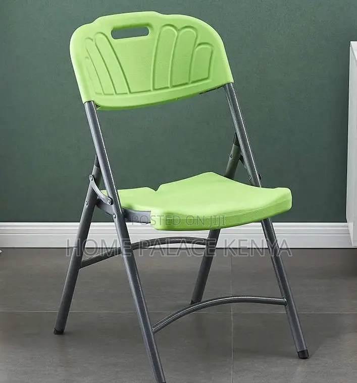 Outdoor Chair: Durable Hdpe Plastic Chair With Steel Frame