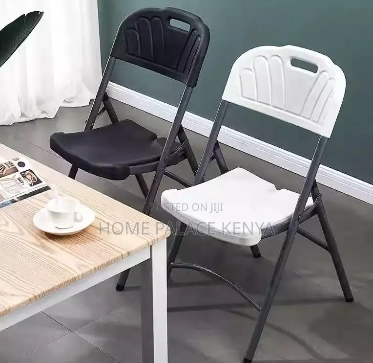 Outdoor Chair: Durable Hdpe Plastic Chair With Steel Frame