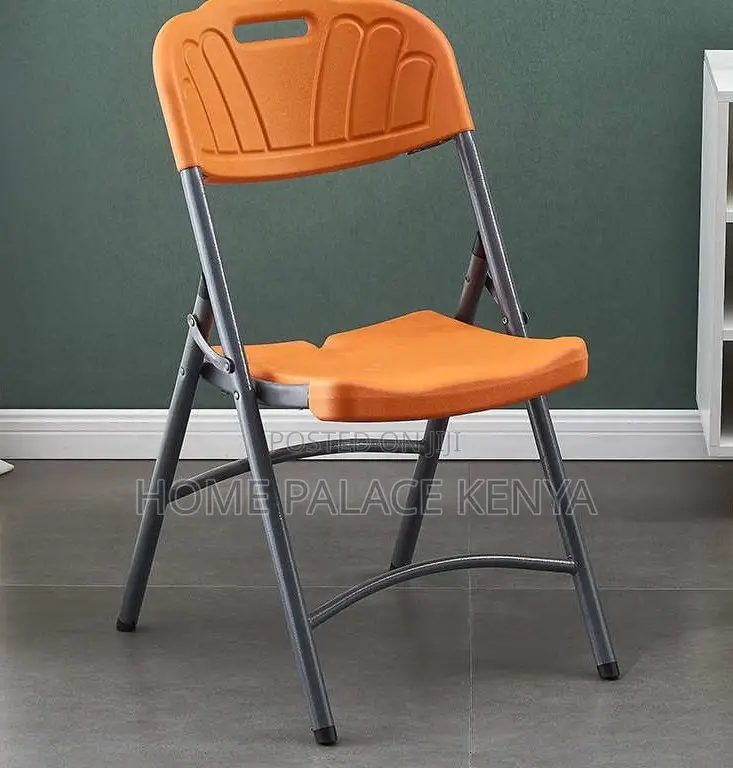 Outdoor Chair: Durable Hdpe Plastic Chair With Steel Frame