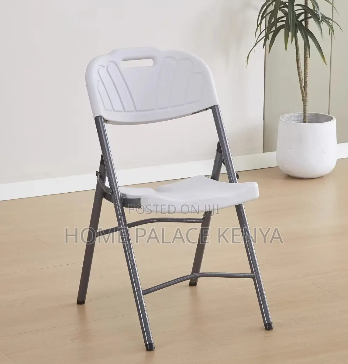 Outdoor Chair: Durable Hdpe Plastic Chair With Steel Frame