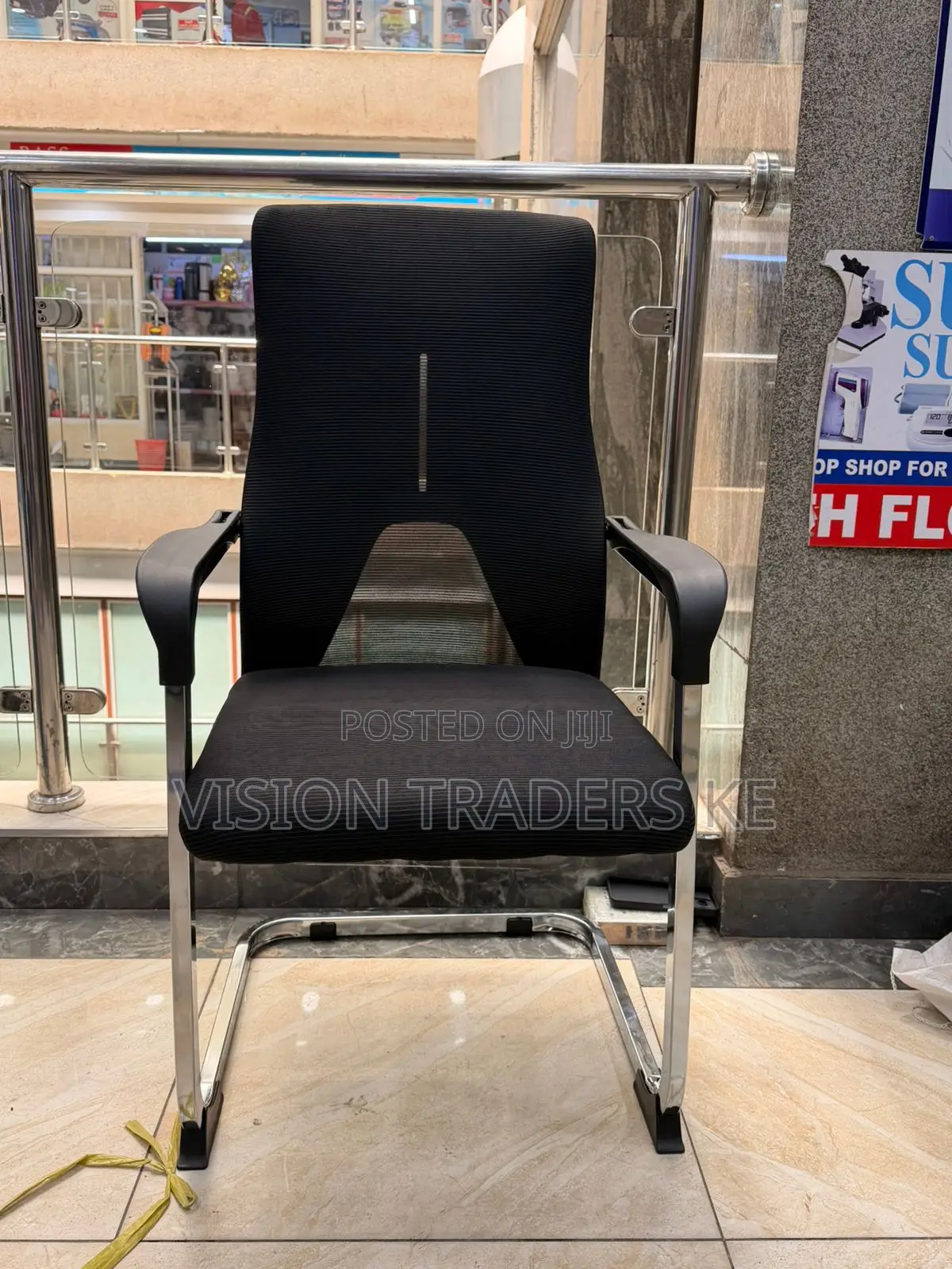 Mesh Non -Rolling Guests Office Chair