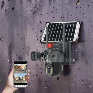 Audio Warning 20mp Ultra Hd 4g PTZ Triple Lens Solar Camera