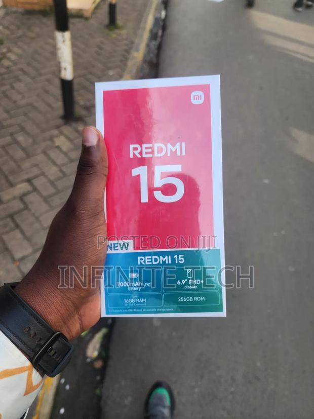 New Xiaomi Redmi 15 128 GB Black