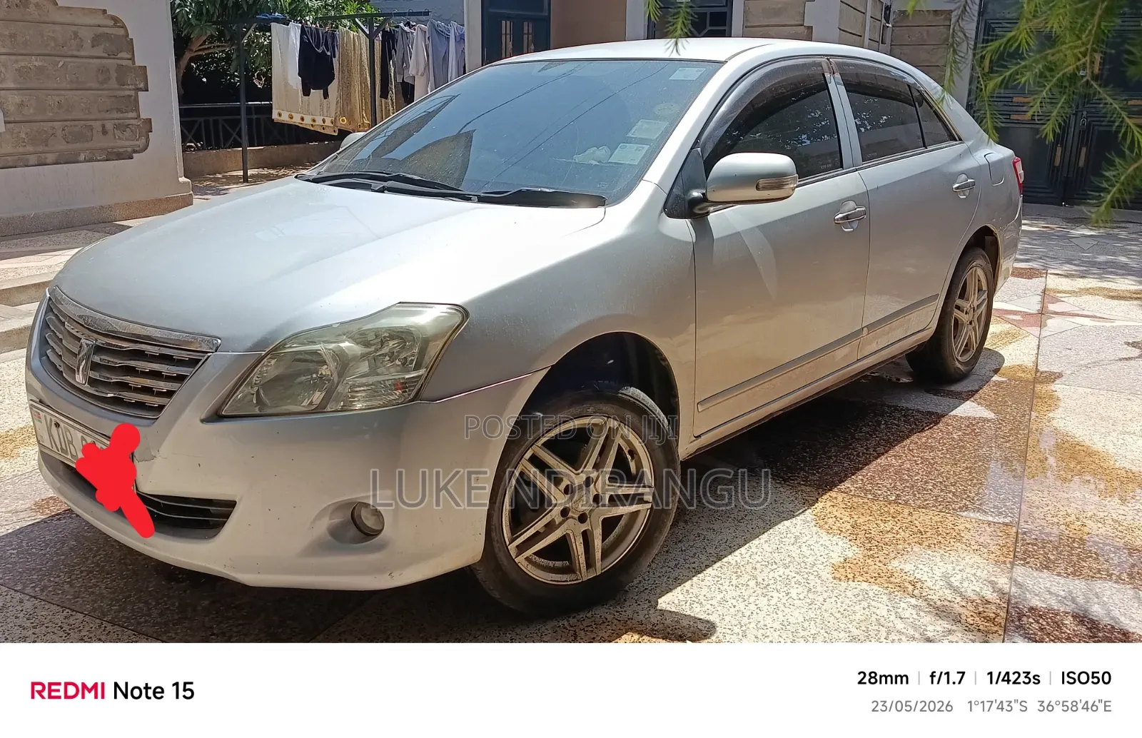 Toyota Premio 2013 White