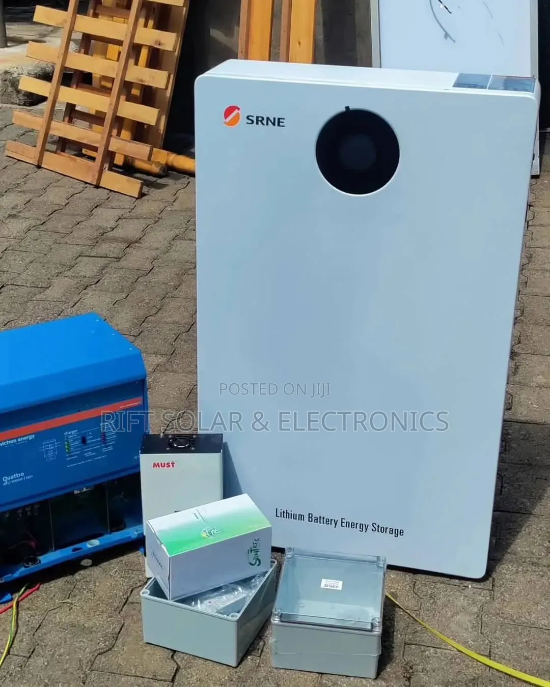 Srne 10kwh - 48v Lithium Ion Solar Battery With Display Screen